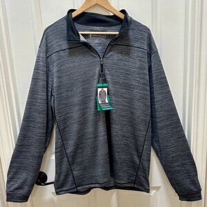 Pebble Beach Men's Dry-Luxe Performance Pullover Sweatshirt Size XL Grey (NEW)